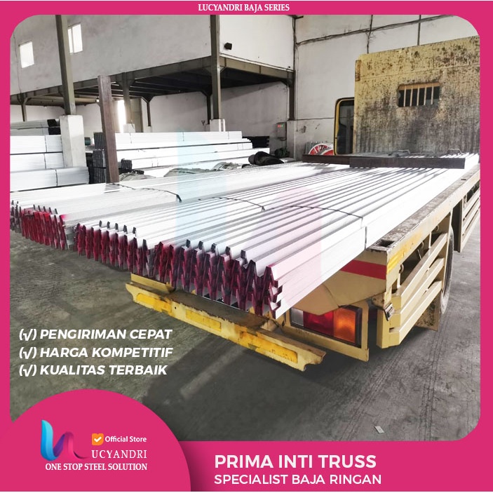 Baja Ringan Prima Inti Truss 0.35 MM x 6 M Ready Stock Baja Reng 35