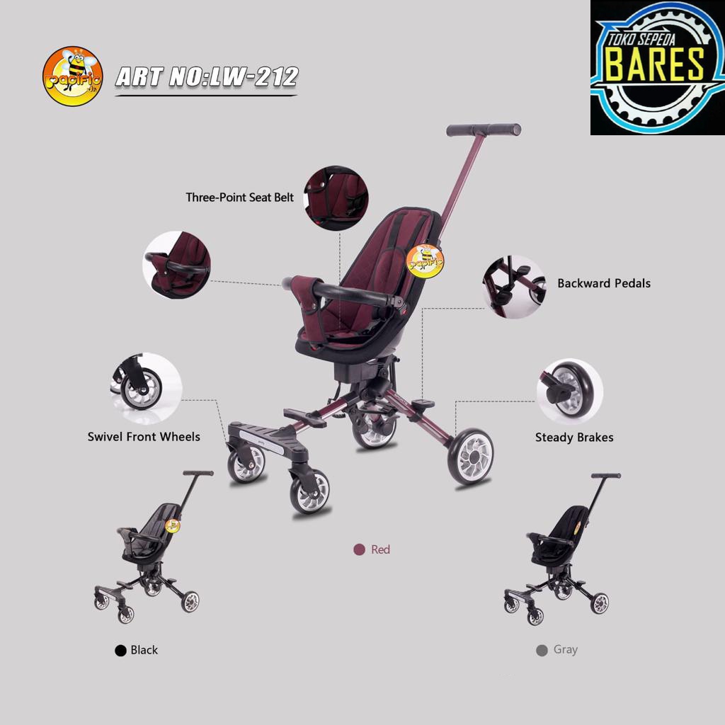 Kereta Dorong Bayi Pacific JR PC-LW212 / LW-959 / LW-979 Magic Baby Stroller