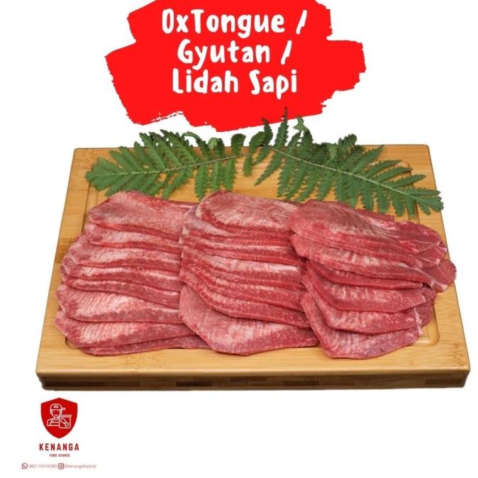 

Daging Lidah Sapi 500gr / gyutan / tongue slice / gyu beef