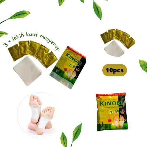 Kinoki Koyo Paket 10 Set Kinoki Foot Patch - Gold (Koyo Detox)