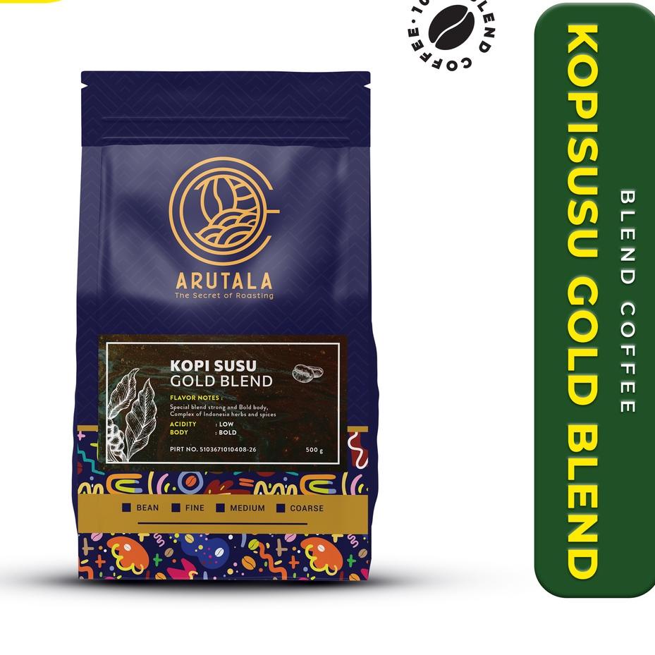 

Beli cepaat ARUTALA Kopi Susu Gold Blend 500 gram