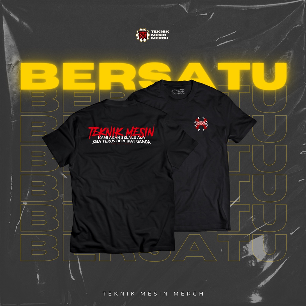T-shirt Teknik Mesin Merch - Mesin Bersatu