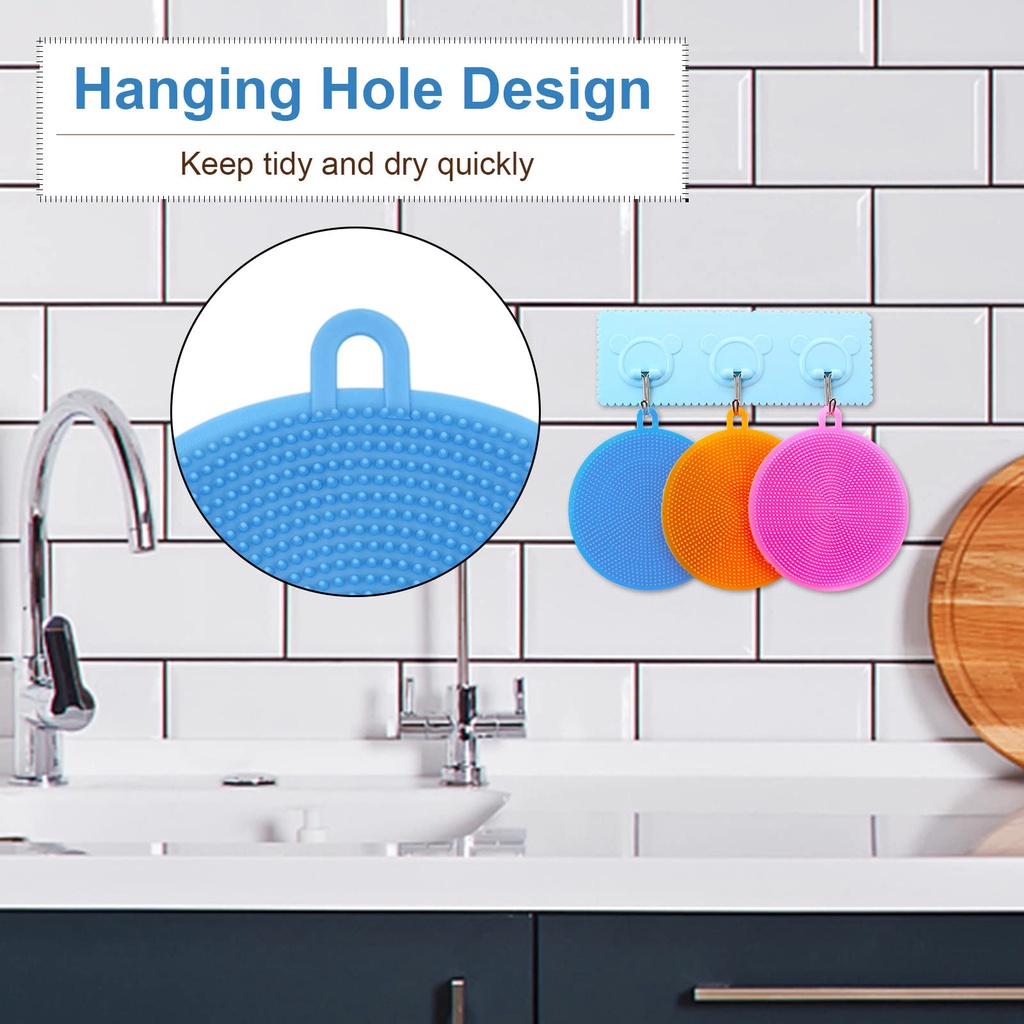 Spons Cuci Piring Silikon / Kitchen Sponge