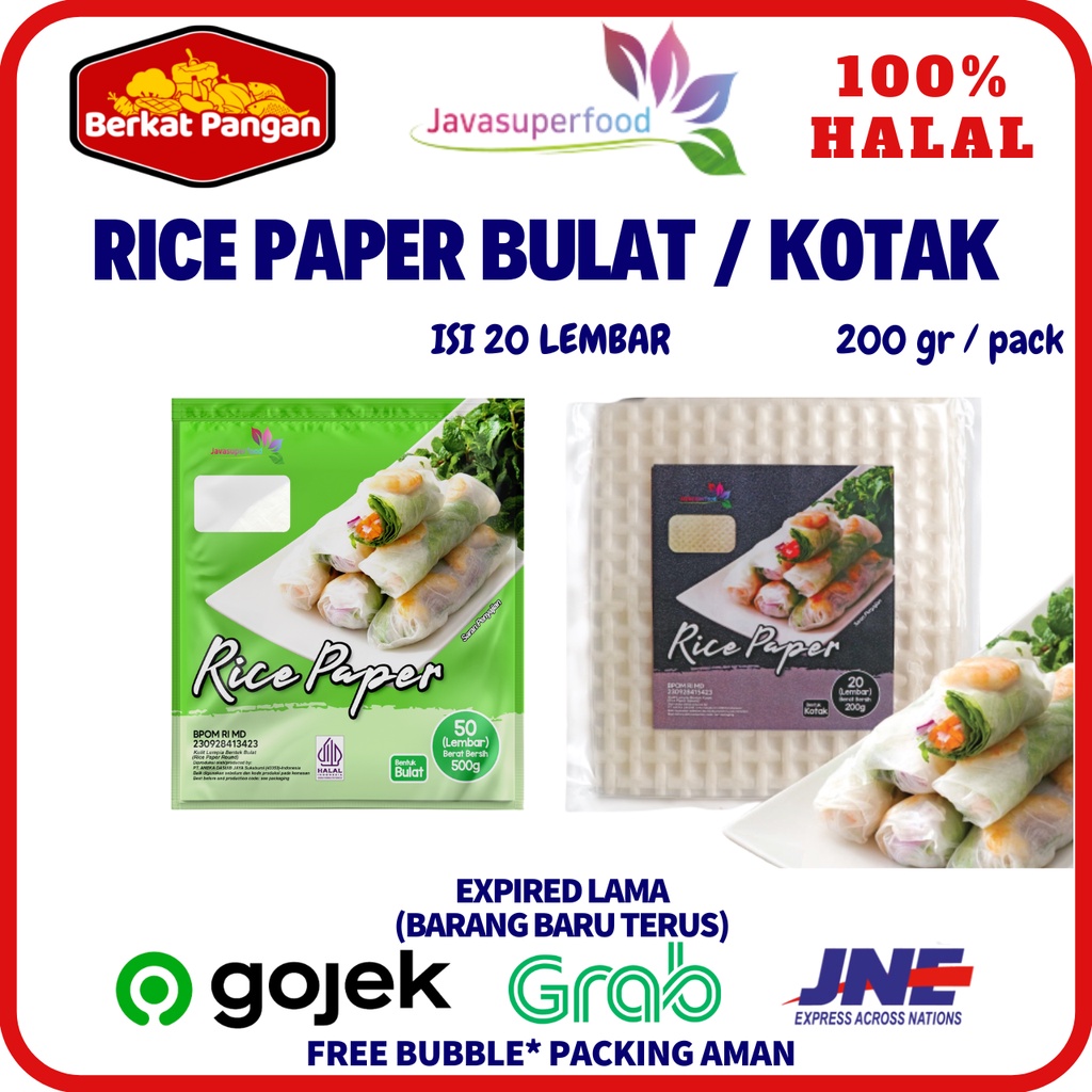 Rice Paper / Banh Trang High Quality Rice Paper 22cm / Kulit Lumpia Vietnam