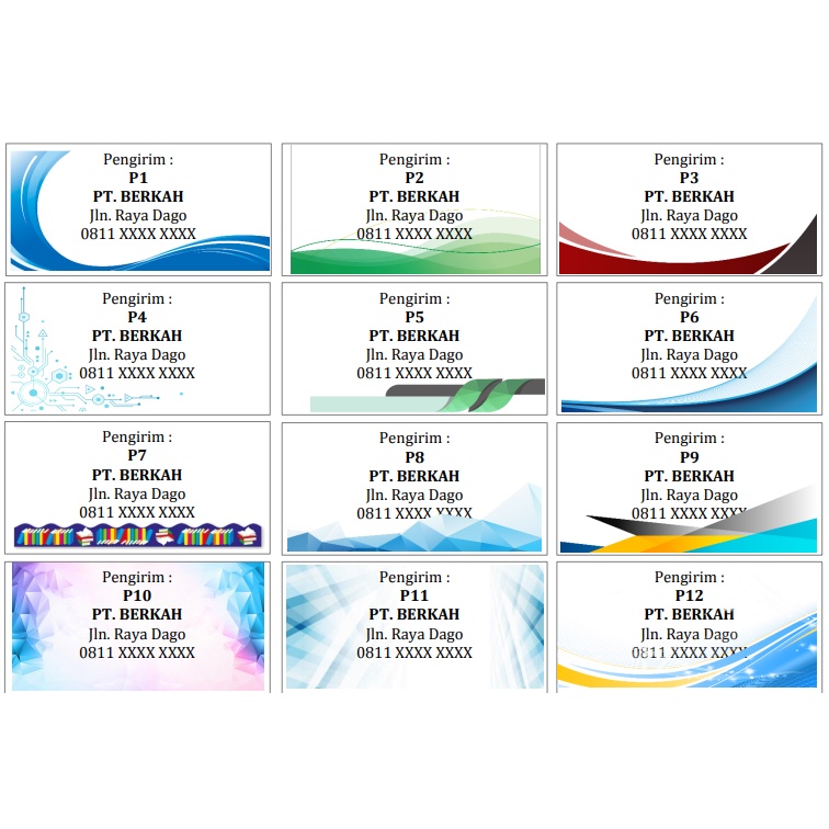 

Cetak Label Nama Undangan 103 Motif P/Perusahaan/Alamat/Telp/Kartu Nama/Resmi