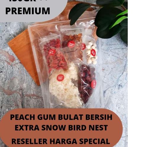 

♬ Paket Peach Gum Dessert 450gr !! Bahan PREMIUM 11 Varian ☎