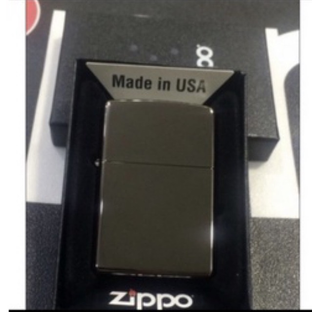 Original zippo 150 black ice