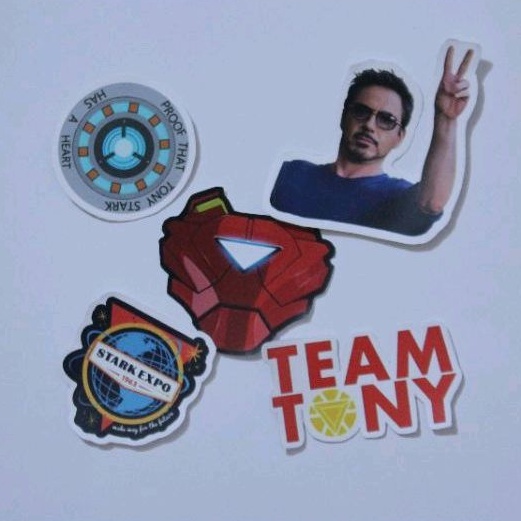 

STICKER PACK MARVEL IRON MAN| High Quality Tahan Air