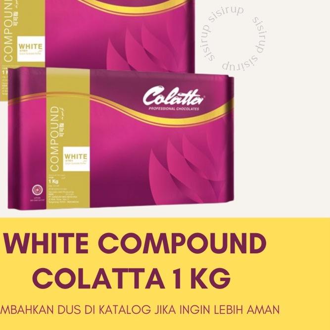 

⅍ White Compound Colatta 1 KG / White Chocolate / Colatta ♖