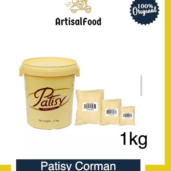 

✵ Butter Mentega CORMAN PATISY 1kg Room Butter kiloan 1 kg ♡