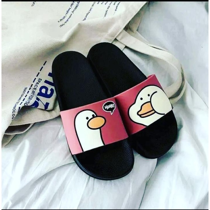 Sendal Flat Karet Jelly Korea Wanita