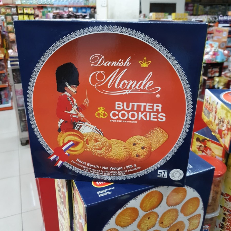 

ED 12.25 TIN 908GR - MONDE BIRU KALENG BULAT BESAR / BISKUIT MONDE LEBARAN IDUL FITRI