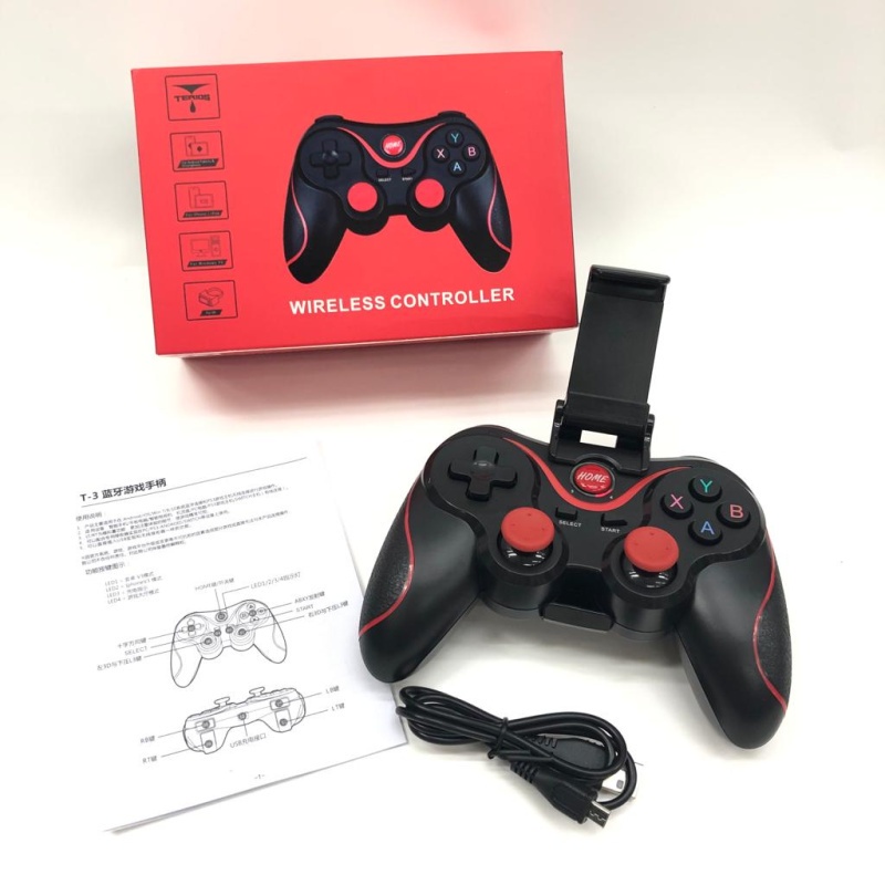 X3 Wireless Controller X3 Gamepad Joystick Bluetooth Plus Holder HP Gamepad Controller Gamepad X3 Gamepad Gaming Joystick X3