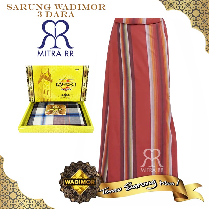 Sarung Wadimor Motif Salur 3 Dara
