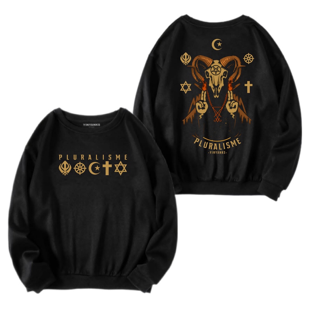 Yinyanks Crewneck Pluralisme Baphomet Unisex
