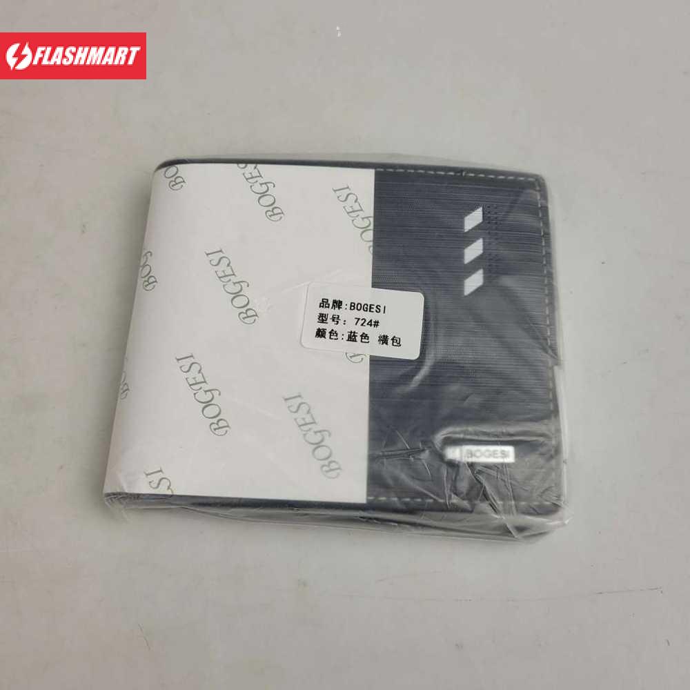 Flashmart Dompet Kulit Pria Horizontal - B01R724