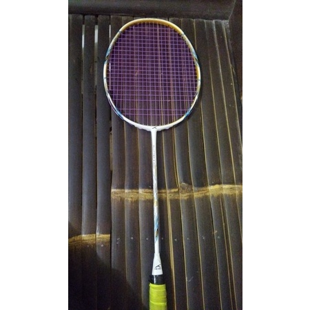 Raket Badminton Hundred Flutter S Zoom White Second