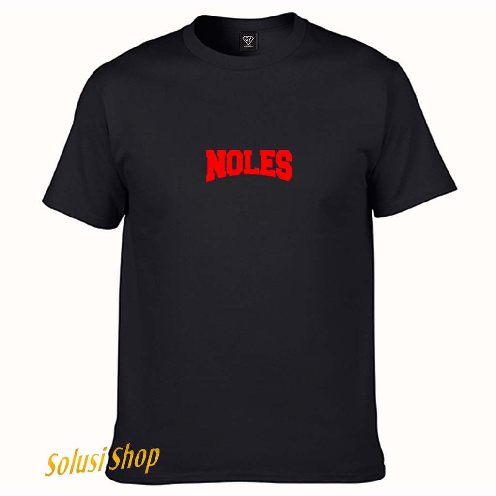 Solusishop T Shirt Pendek Noles Merah - Kaos Unisex Premium - T-Shirt Pria Wanita