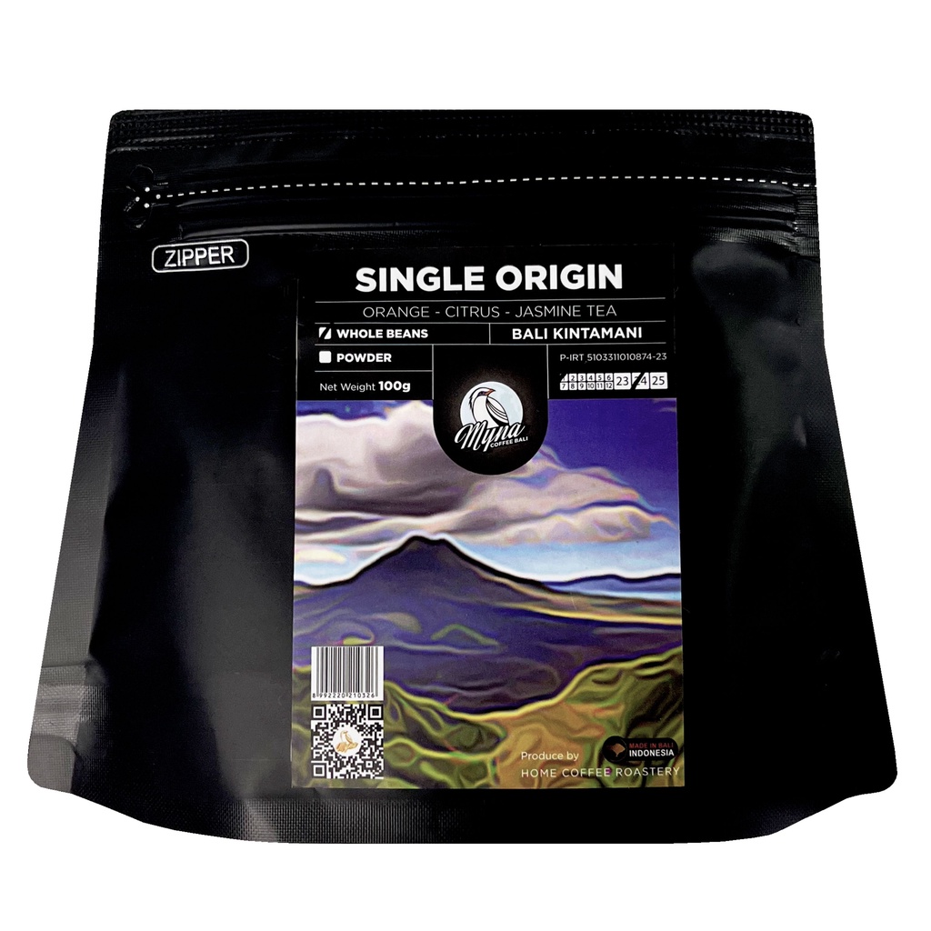 

Myna Coffee - SINGLE ORIGIN - Bali Kintamani - Pouch