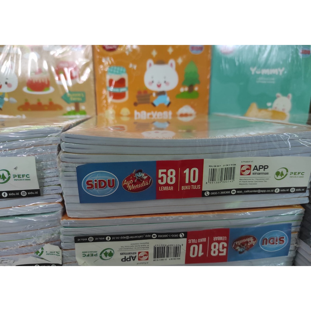 

Buku tulis sidu 58 lembar 1 pack Murah