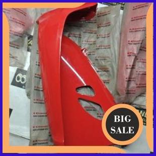suku cadang Cowling Leg Shield Red Sayap Luar LH KIRI MERAH KAWASAKI BLITZ BLITZ R Asli Original KGP