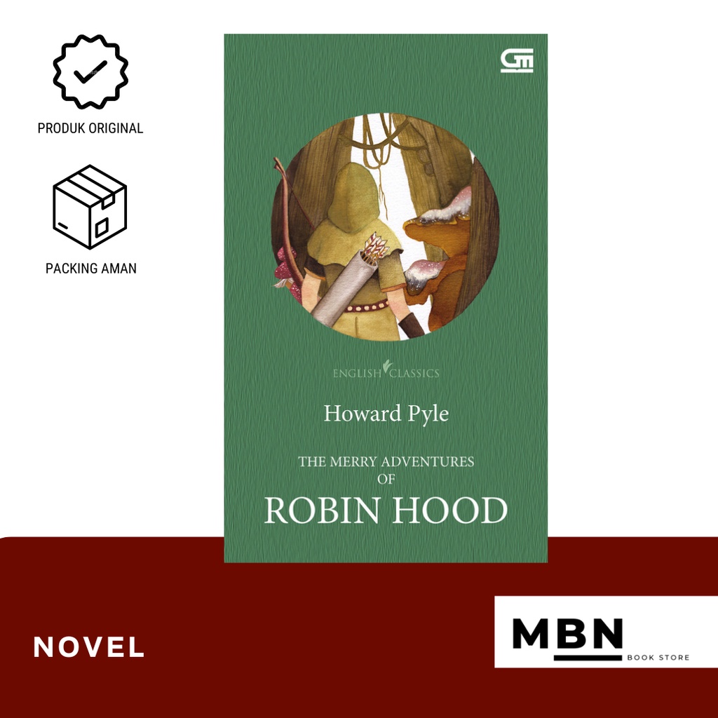 ENGLISH CLASSICS: THE MERRY ADVENTURES OF ROBIN HOOD (auth HOWARD PYLE) ori