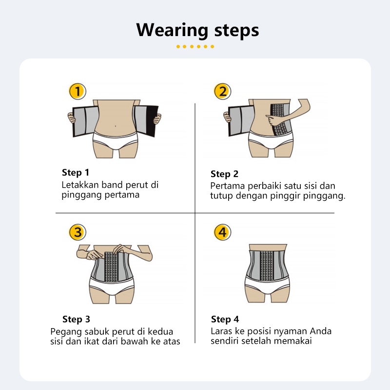 Korset 6 Baris 13 Gesper Pinggang Wanita Pelangsing Perut Band Tubuh Membentuk Tali Kebu Bernapas Postpartum Perut Kon Pelangsing Perut Pengecil Perut Buncit Melahirkan Slimming 8821