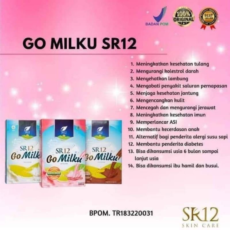 

GoMilku SR12/Original/Coklat/ Stroberi