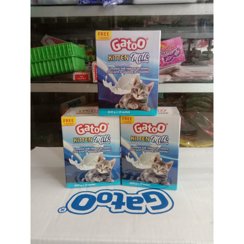 Gatoo Susu Kucing 1kotak(10*20gr)