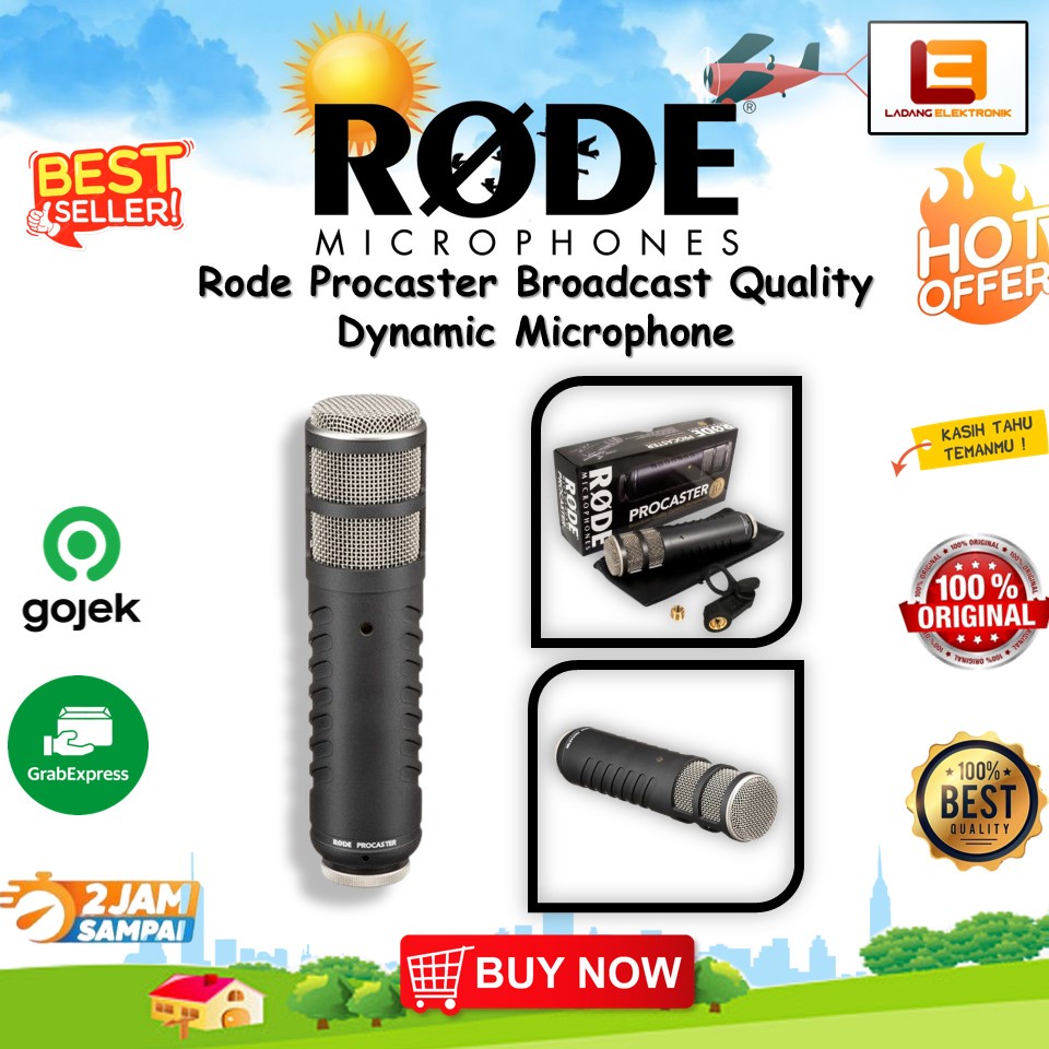 Rode Procaster Broadcast Quality Dynamic Microphone Original