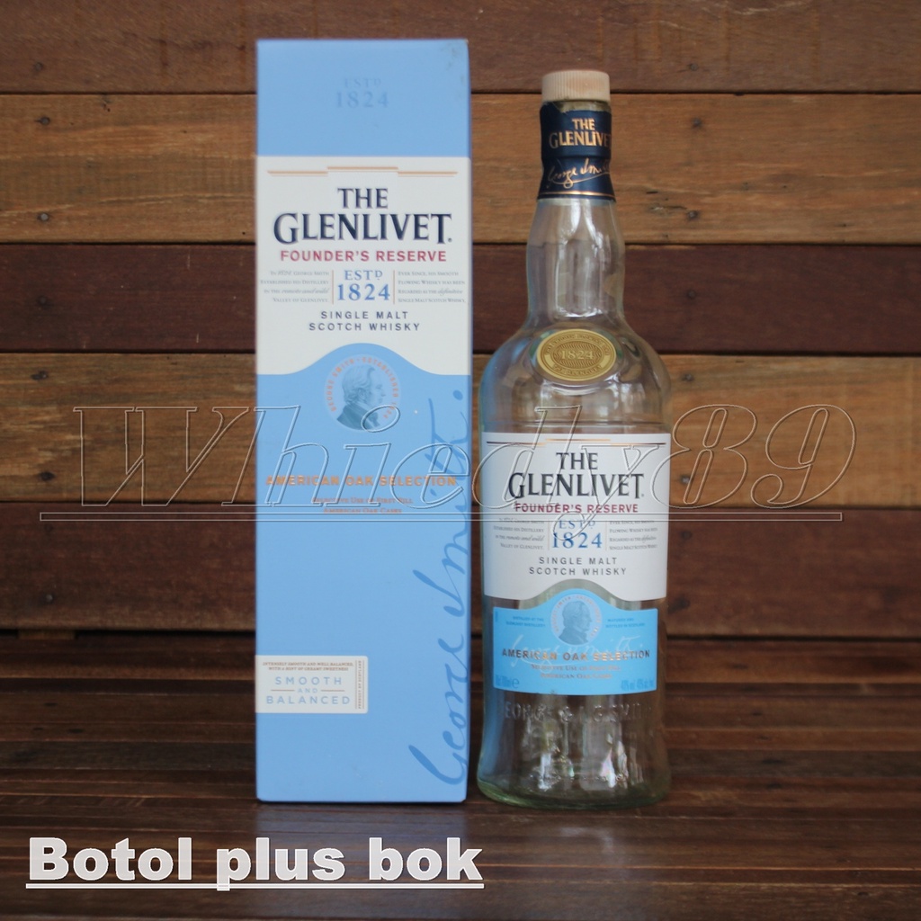 Botol bekas the glenlivet edition buat koleksi