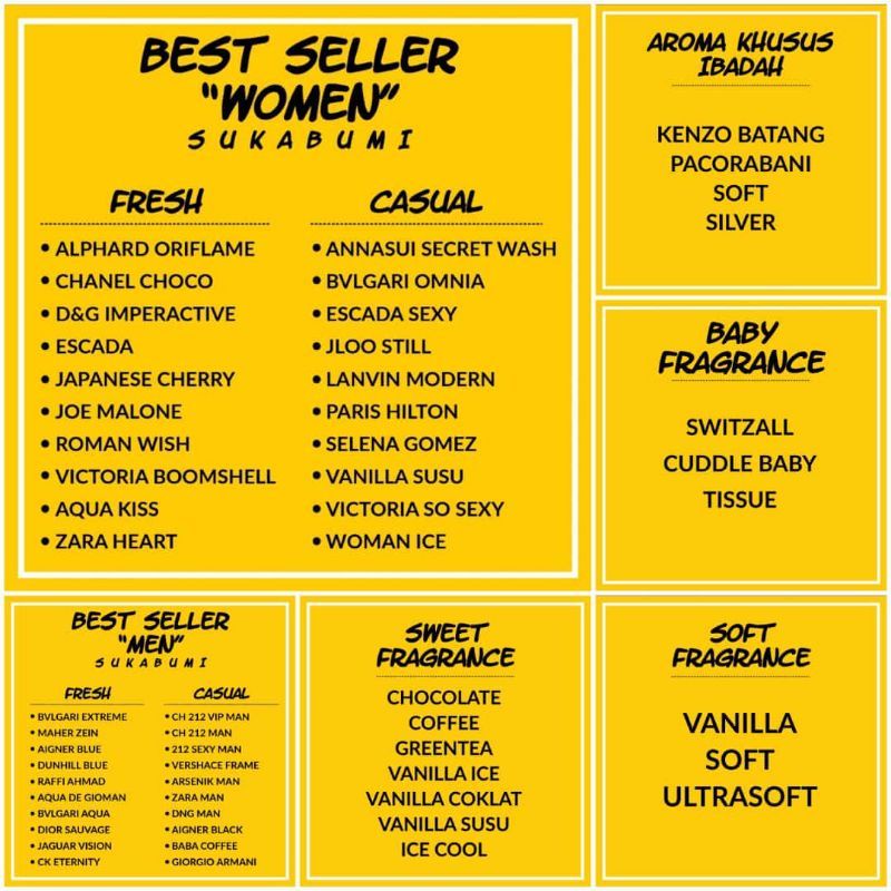 Baba parfum best seller