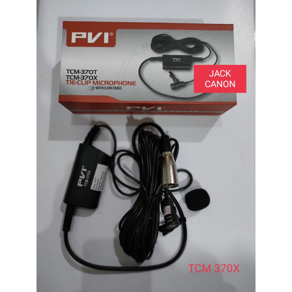 TIE CLIP MICROPHONE PVI TCM-370X
