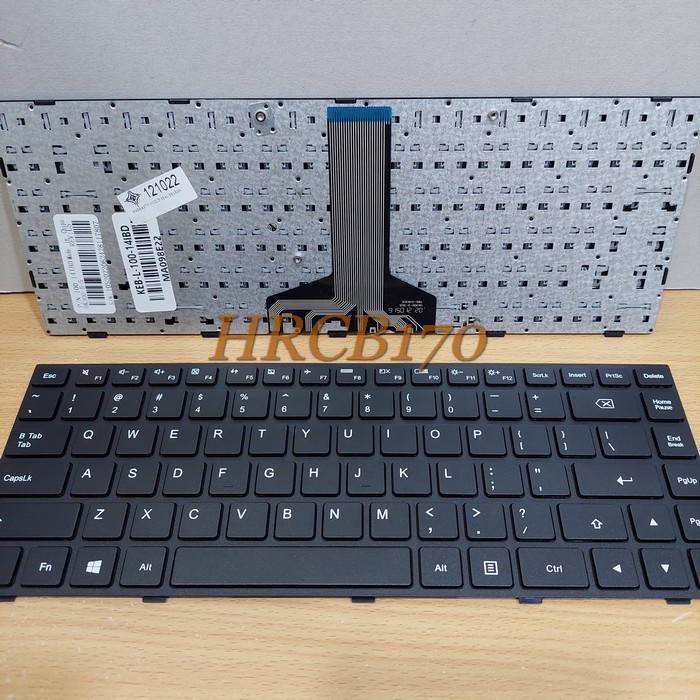 Keyboard Laptop Lenovo IdeaPad 100-14IBD 100 14IBD Series HITAM -HR CB