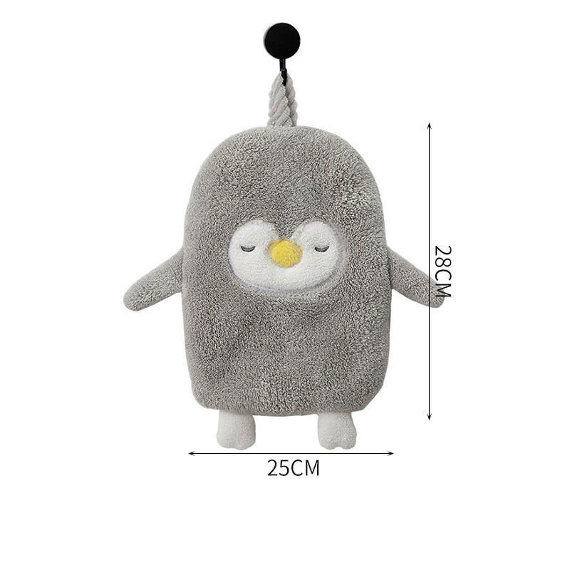 LAP TANGAN HANDUK KARAKTER PENGUIN LUCU HAND TOWEL GANTUNG DAPUR IMPORT MURAH