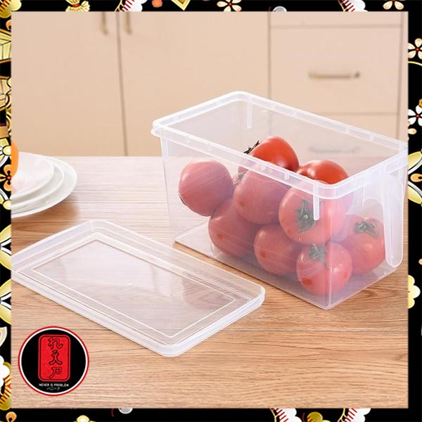 Strongwell Kotak Kontainer Makanan Kulkas Kitchen Storage Food Box - SW804-M - Transparent