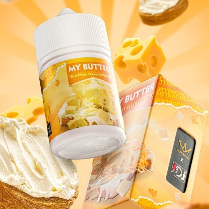 NEW CUKAI 2023 Liquid Vape My Butter Cream Cheese 6MG 60ML By IDJ x Vaporking