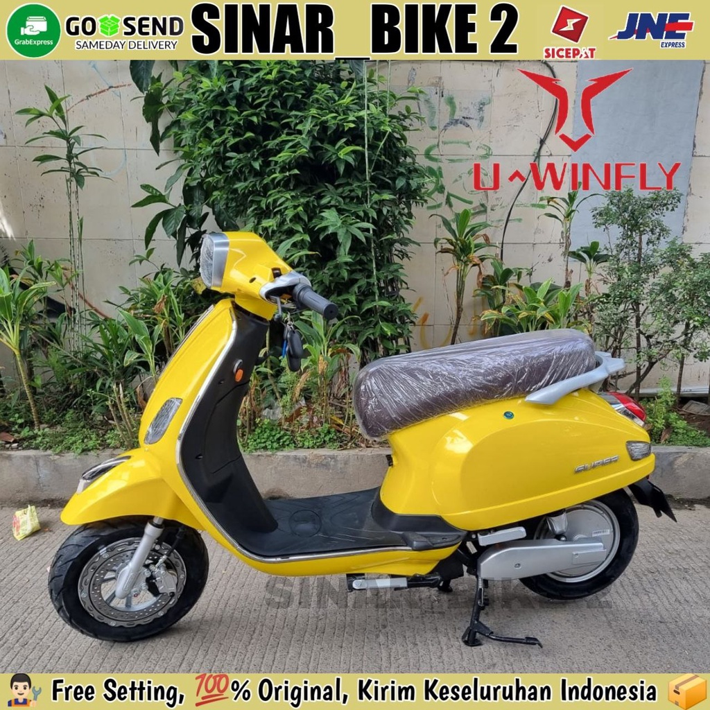 Sepeda Motor Listrik UWINFLY T3S Double Disc Brakes