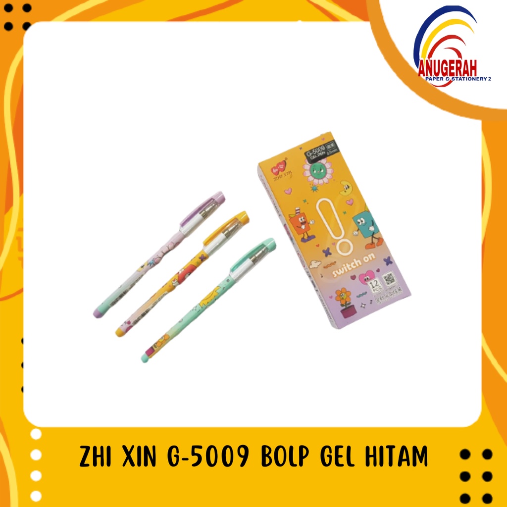 

ZHI XIN G-5009 BOLP GEL HITAM (LSN)