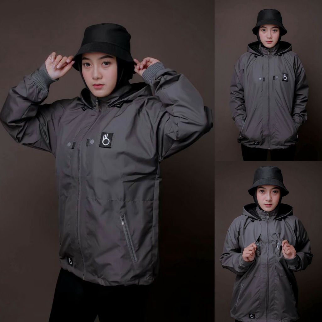 Jaket Parasut Wanita Waterproof Anti Air Original The Bojiel (CHEST) / Jaket Cewek