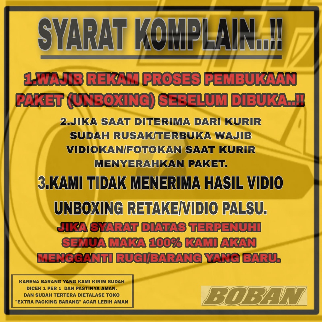 Boban Fullset Knalpot Boban C33 Boban Nuklir Boban C39
