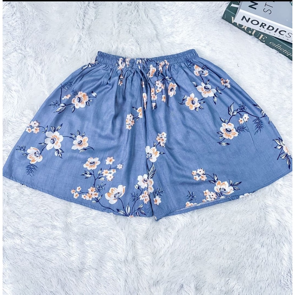 Hot Pants Celana Pendek Santai Wanita Bahan Rayon