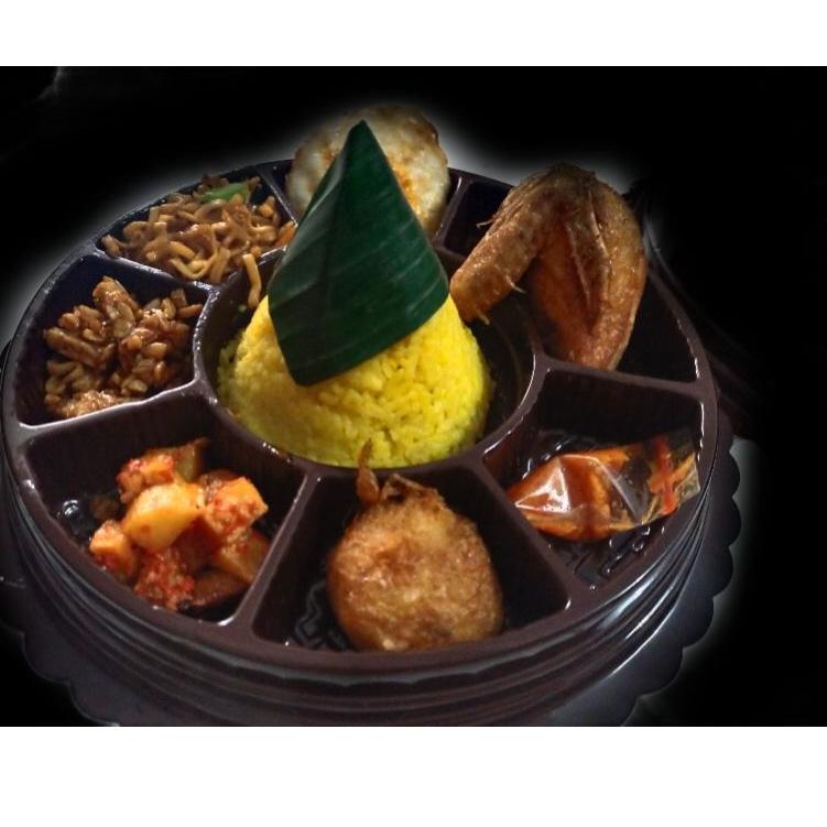 

Free Ongkir Tumpeng Mini Tumini Ayam Besar Plus Kerupuk murah halal enak free stiker