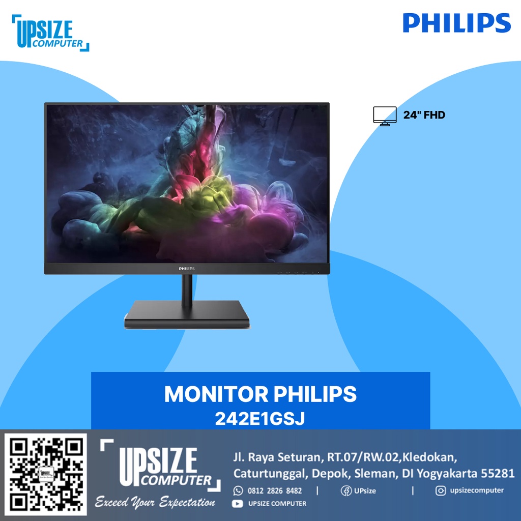 LED Monitor Gaming Philips 242E1GSJ/70 23.8 Inch