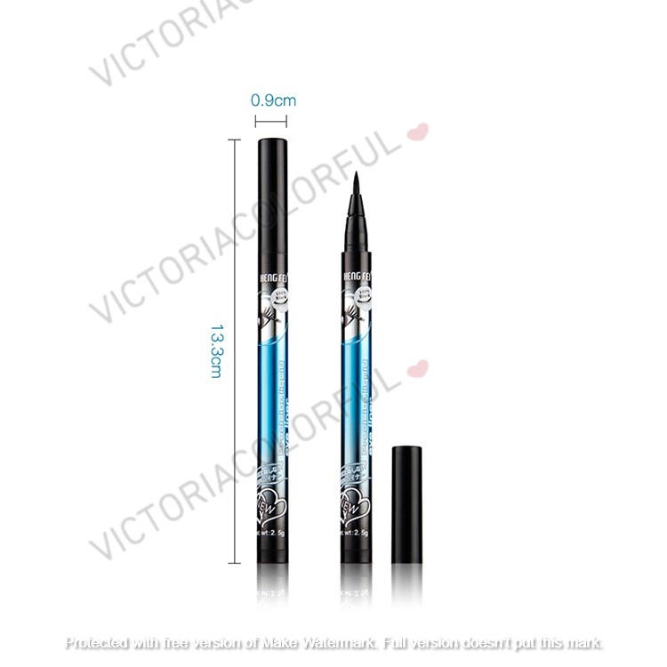 Hengfei Eyeliner Pen Cair Waterproof (Red/Blue) Pen tahan air dan tahan lama