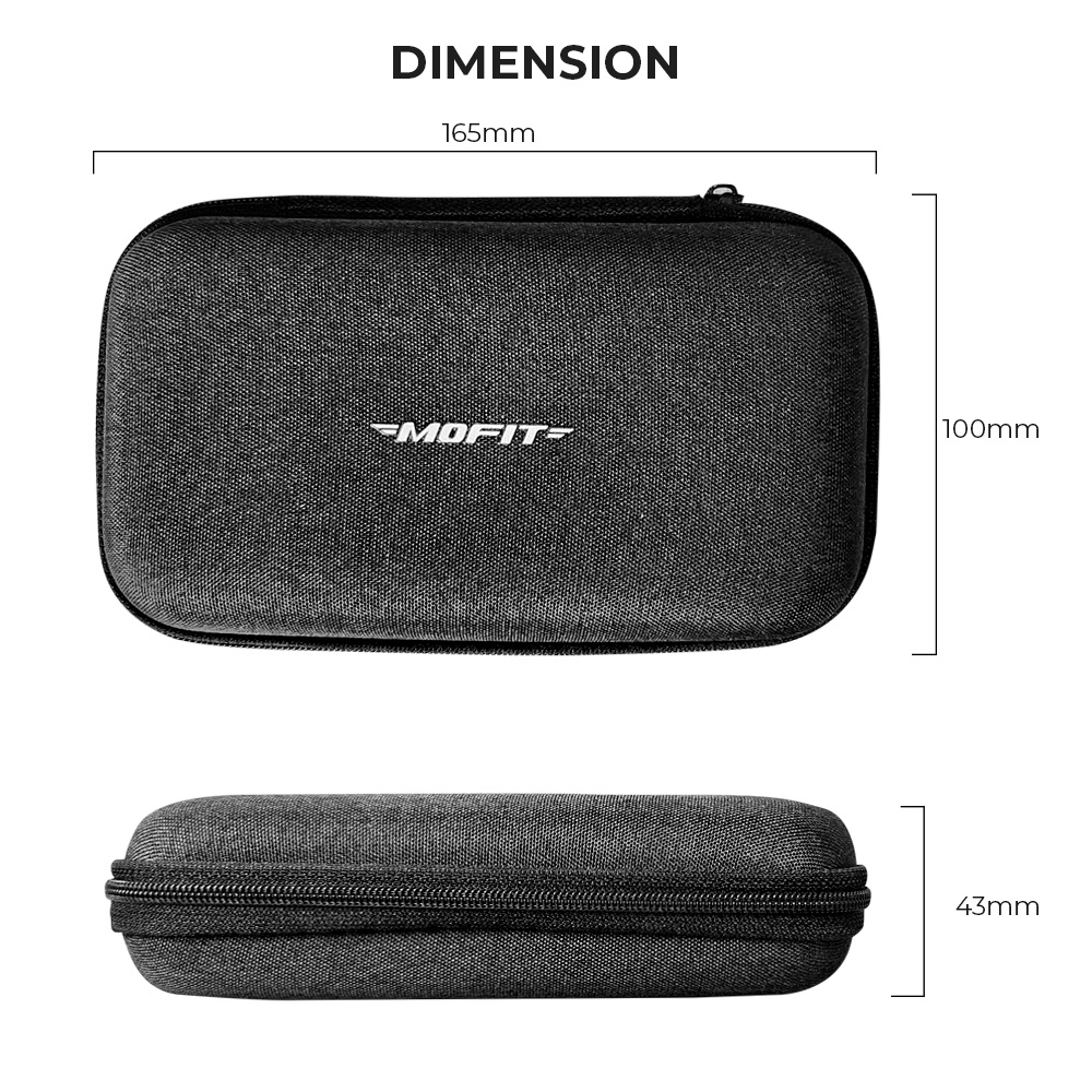 MOFIT M2 Gadget Travel Pouch Cable Organizer Storage Hard Case