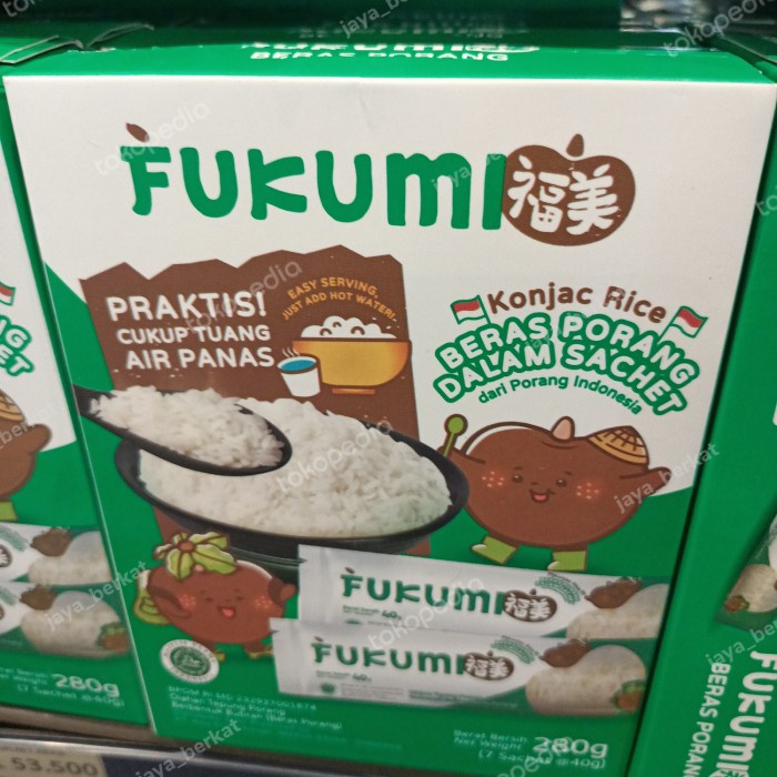 

fukumi beras porang sachet 280gt 7's