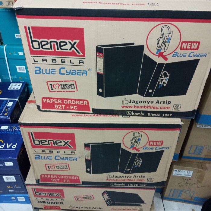 

Terlaris Odner Benex 967 Folio Small 5Cm Perbox Isi 12Pcs