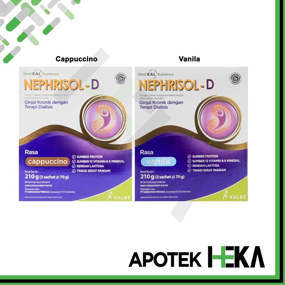 

✽ Nephrisol-D Vanila 210 gram - Susu Pasien Ginjal Dialisis ۝