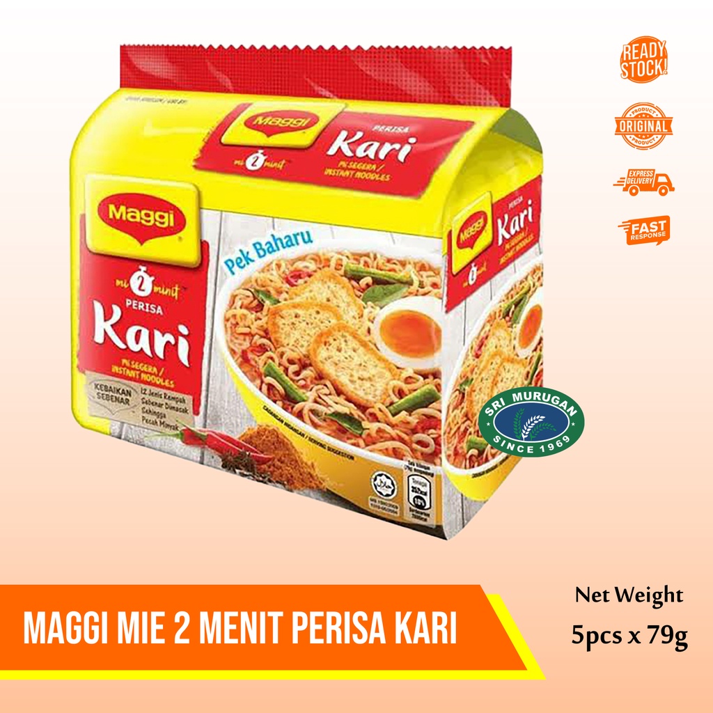 

MAGGI MI 2 MINIT PERISA KARI 5pcs